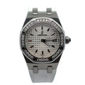 Audemars Piguet Royal Oak Lady Alinghi 67611.ZZ Diamond Bezel Silver Dial - Front View by Audemars Piguet