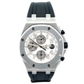 Audemars Piguet Royal Oak Offshore Chronograph 26020ST Steel White Dial - Front View by Audemars Piguet