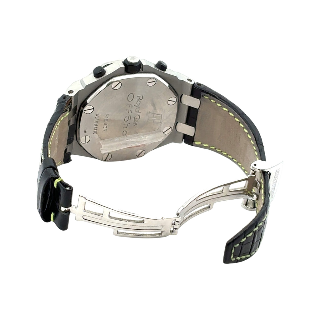 Audemars Piguet Royal Oak Offshore 26170ST Steel Black & Green Dial - Side View by Audemars Piguet