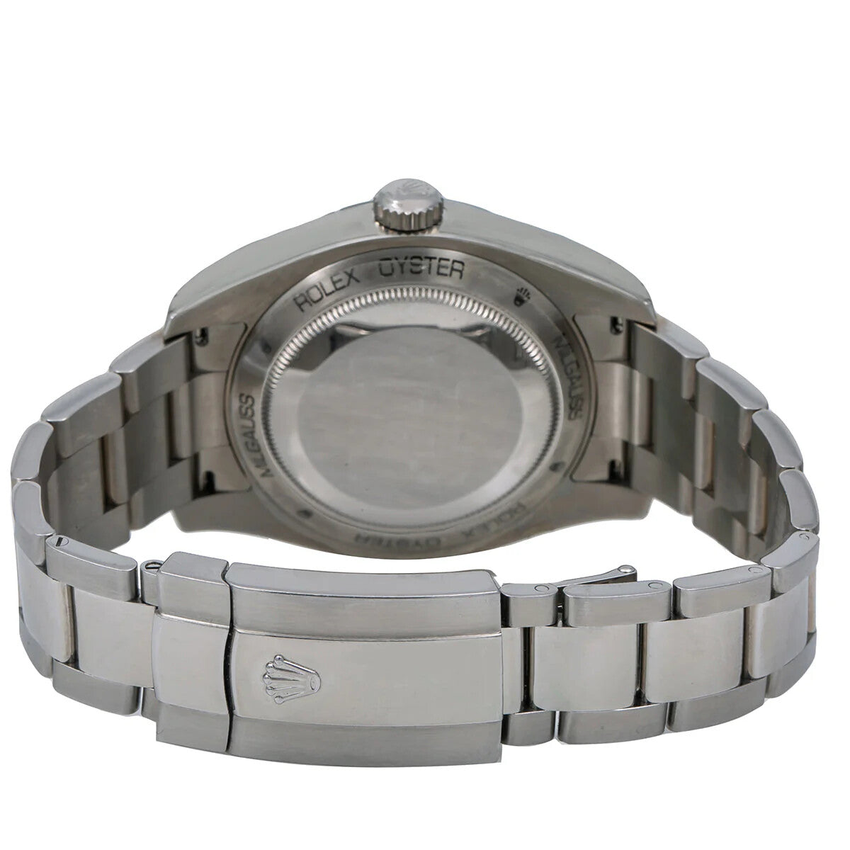 Rolex Milgauss 116400 Stainless Steel Black Dial - Angle View by Rolex