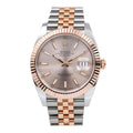 Rolex Datejust 41 126331 Two-Tone Rose Gold Sundust Dial - Front View by Rolex