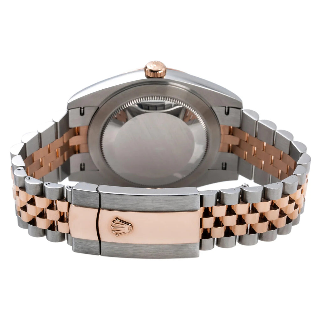 Rolex Datejust 41 126331 Two-Tone Rose Gold Sundust Dial - Angle View by Rolex