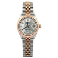 Rolex Datejust 279171 Two-Tone Rose Gold MOP Diamond Dial - Front View by Rolex