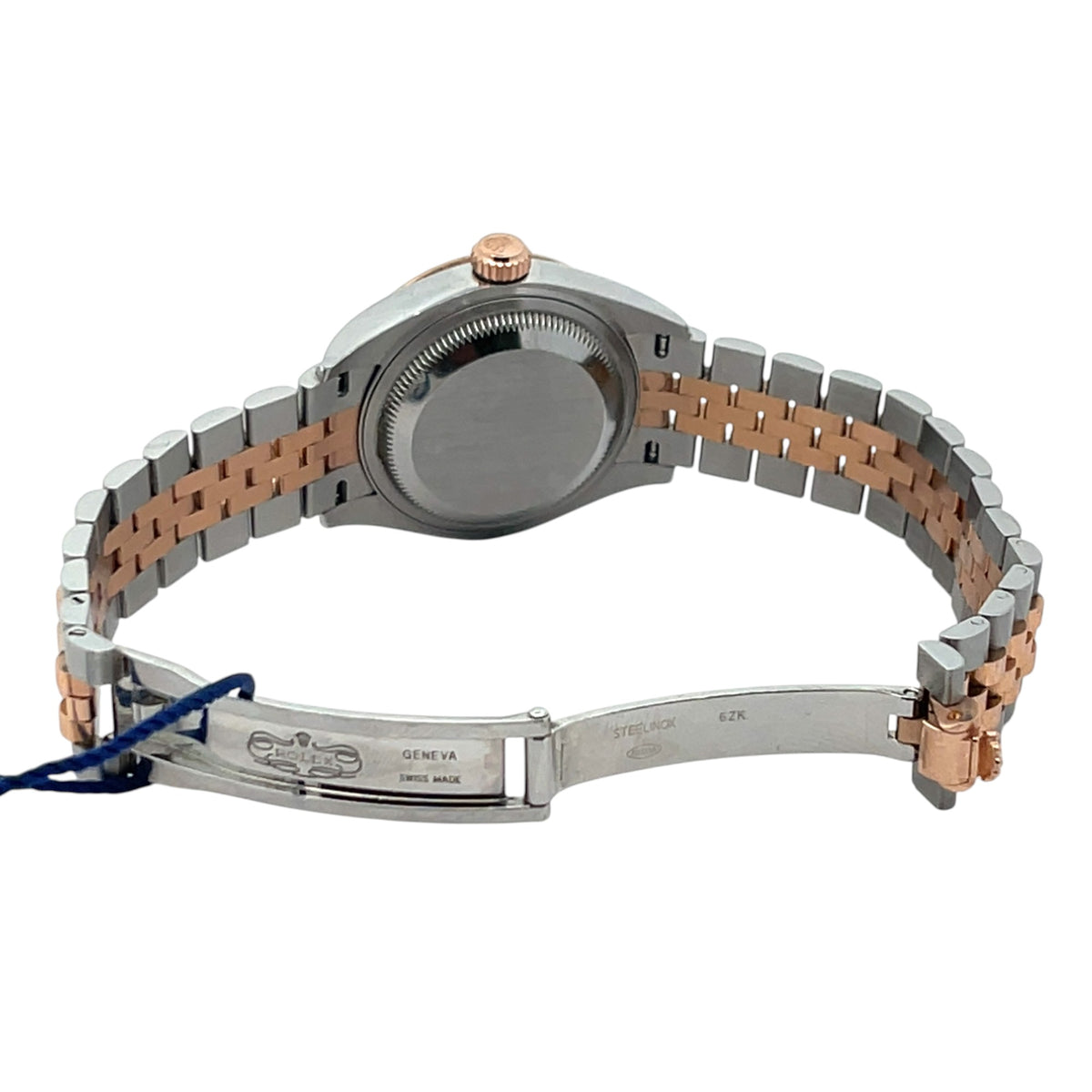 Rolex Datejust 279171 Two-Tone Rose Gold MOP Diamond Dial - Angle View by Rolex
