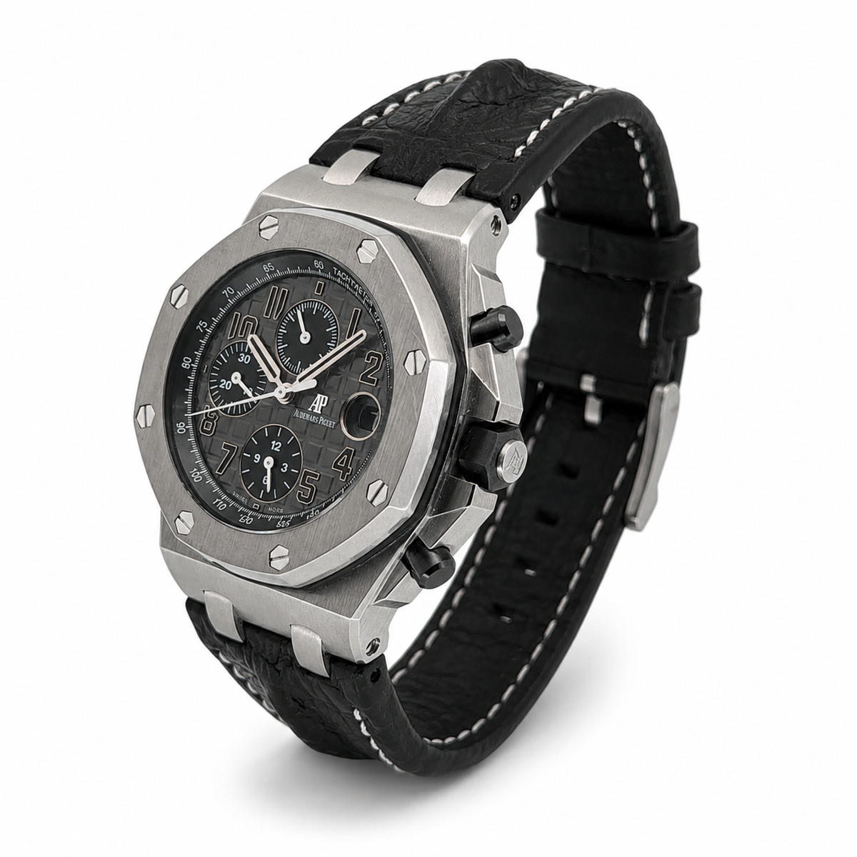 Audemars Piguet Royal Oak Offshore Chronograph 26470ST Grey Dial - Case Back View by Audemars Piguet