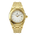 Audemars Piguet Royal Oak Lady 67600BA Yellow Gold Cream Dial - Front View by Audemars Piguet