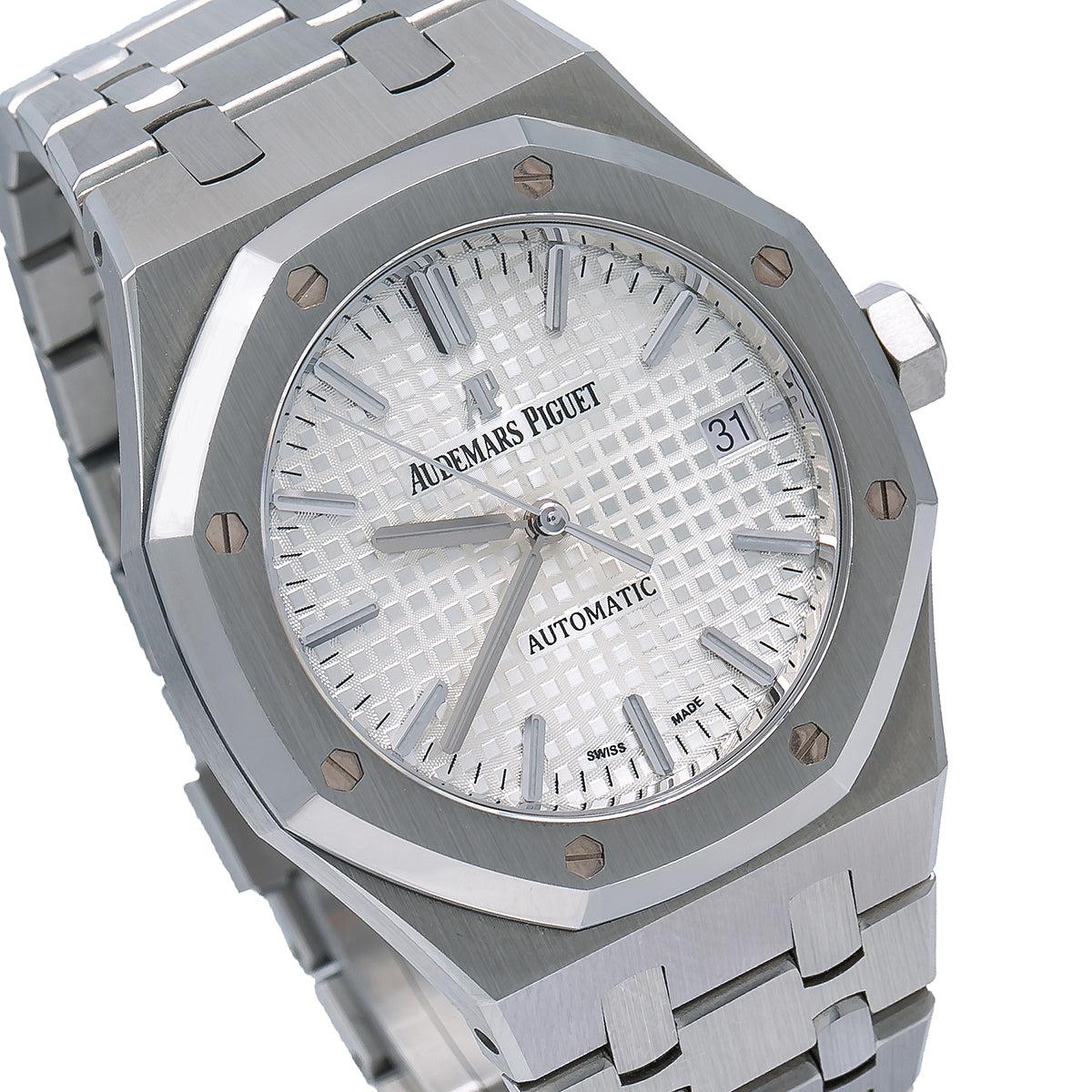 Audemars Piguet Royal Oak Selfwinding 15450ST White Dial - Side View by Audemars Piguet