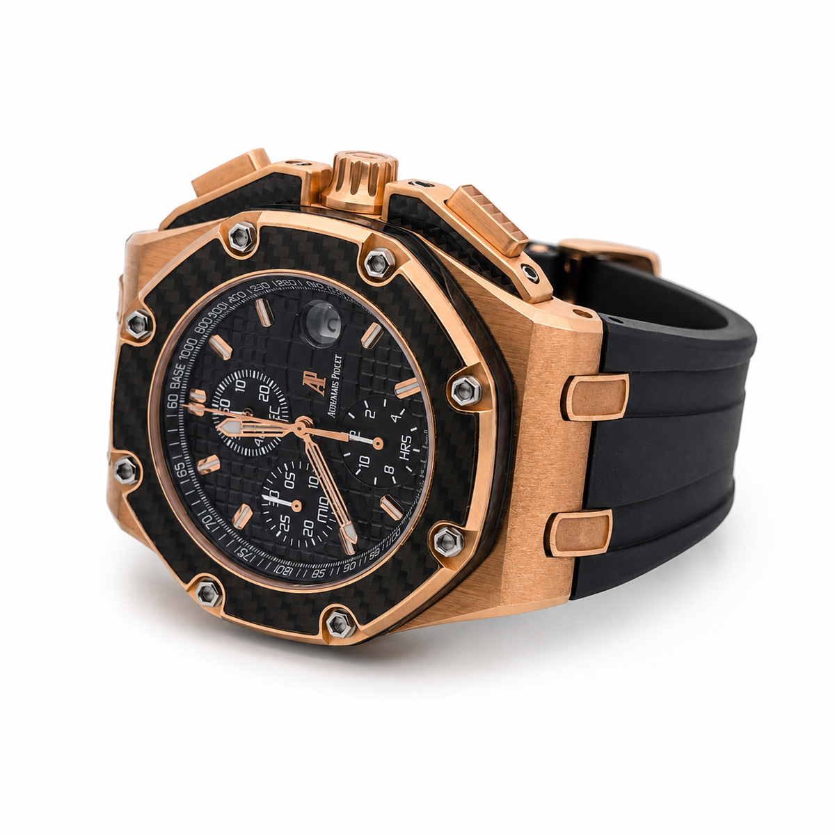 Audemars Piguet Royal Oak Offshore Montoya 26042RO Rose Gold Black Dial - Wrist / Lifestyle View by Audemars Piguet