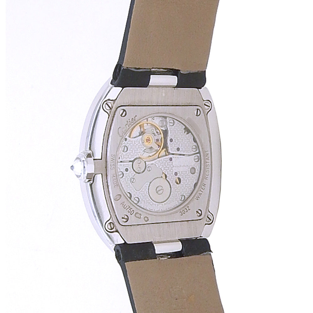 Cartier Baignoire WB520009 18k White Gold Diamond Silver Dial - Wrist / Lifestyle View by Cartier