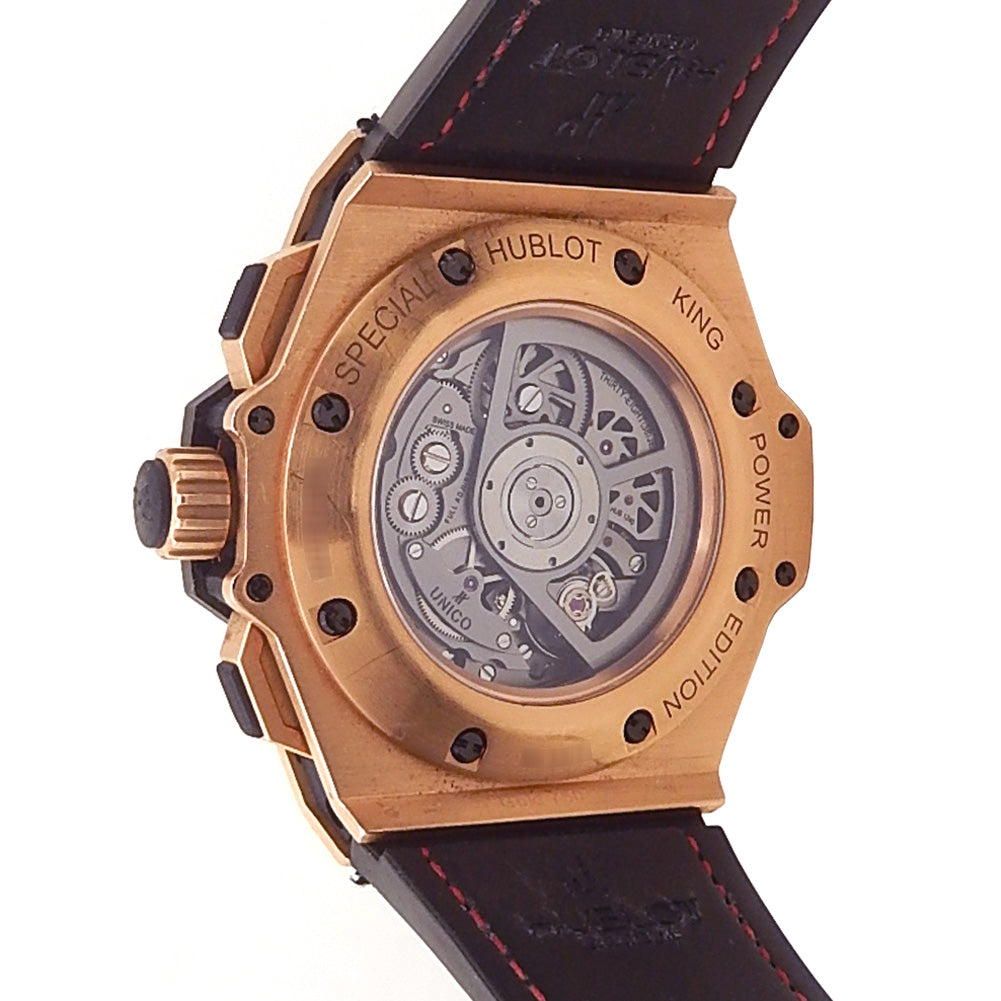 Hublot King Power Boston Strong 18k Rose Gold Skeleton Dial - Wrist / Lifestyle View by Hublot