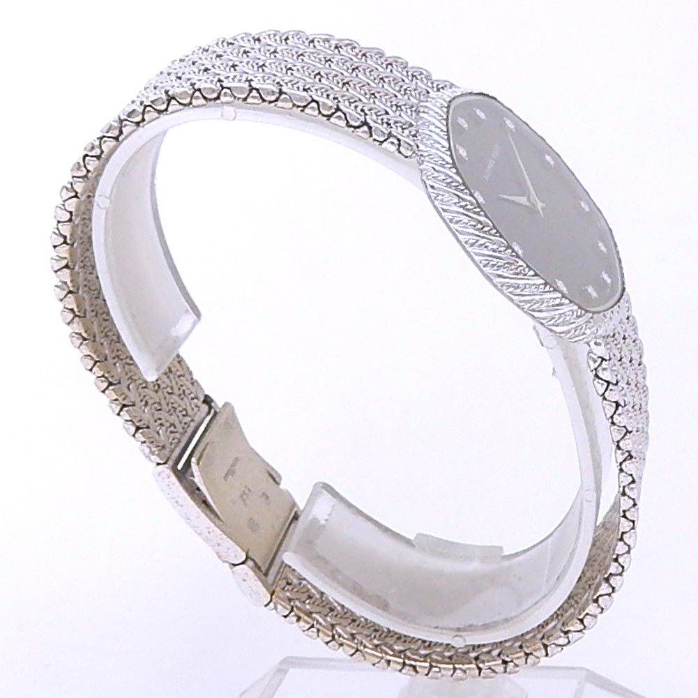 Audemars Piguet Vintage 14066BC 18k White Gold Black Diamond Dial - Side View by Audemars Piguet