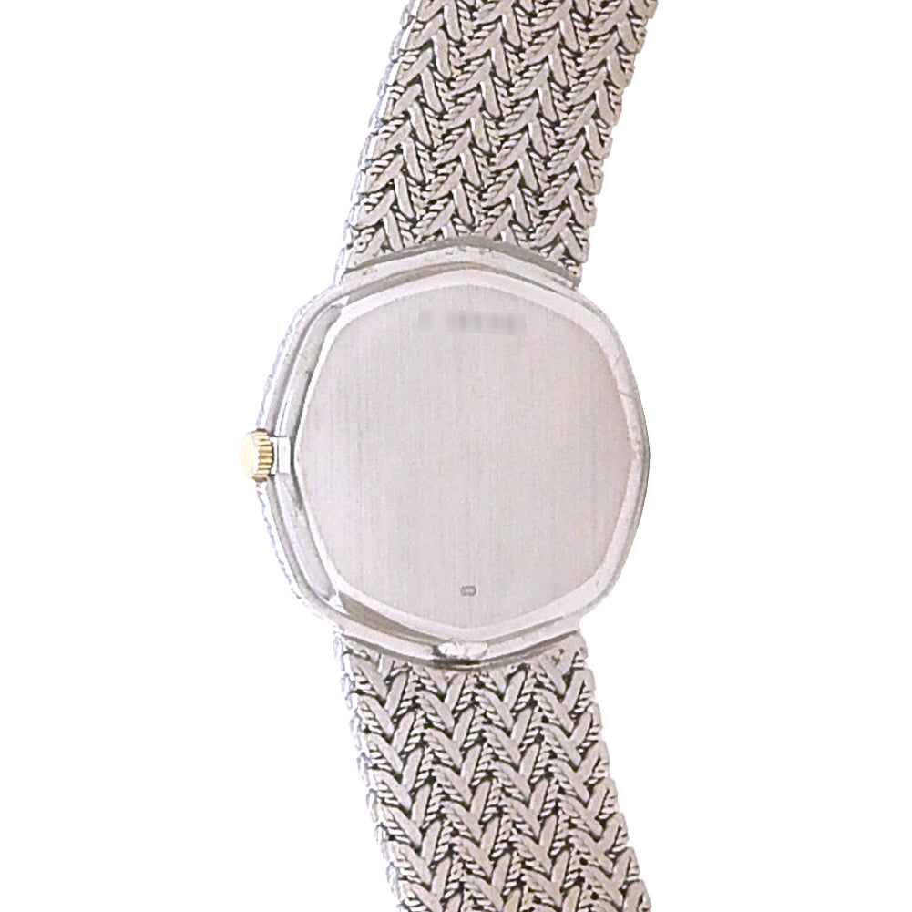 Audemars Piguet Vintage 14066BC 18k White Gold Black Diamond Dial - Wrist / Lifestyle View by Audemars Piguet