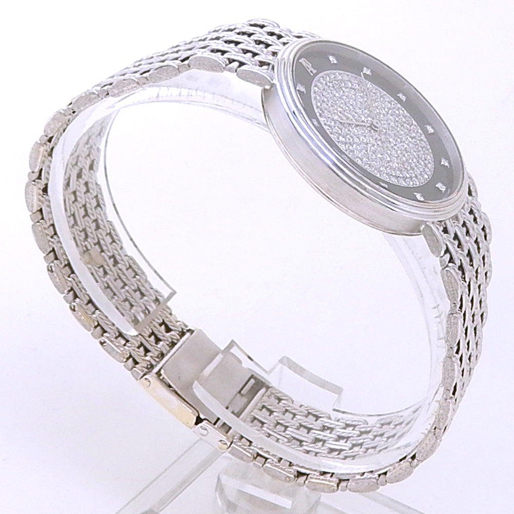 Audemars Piguet Vintage 56301BC 18k White Gold Black Diamond Pave Dial - Side View by Audemars Piguet