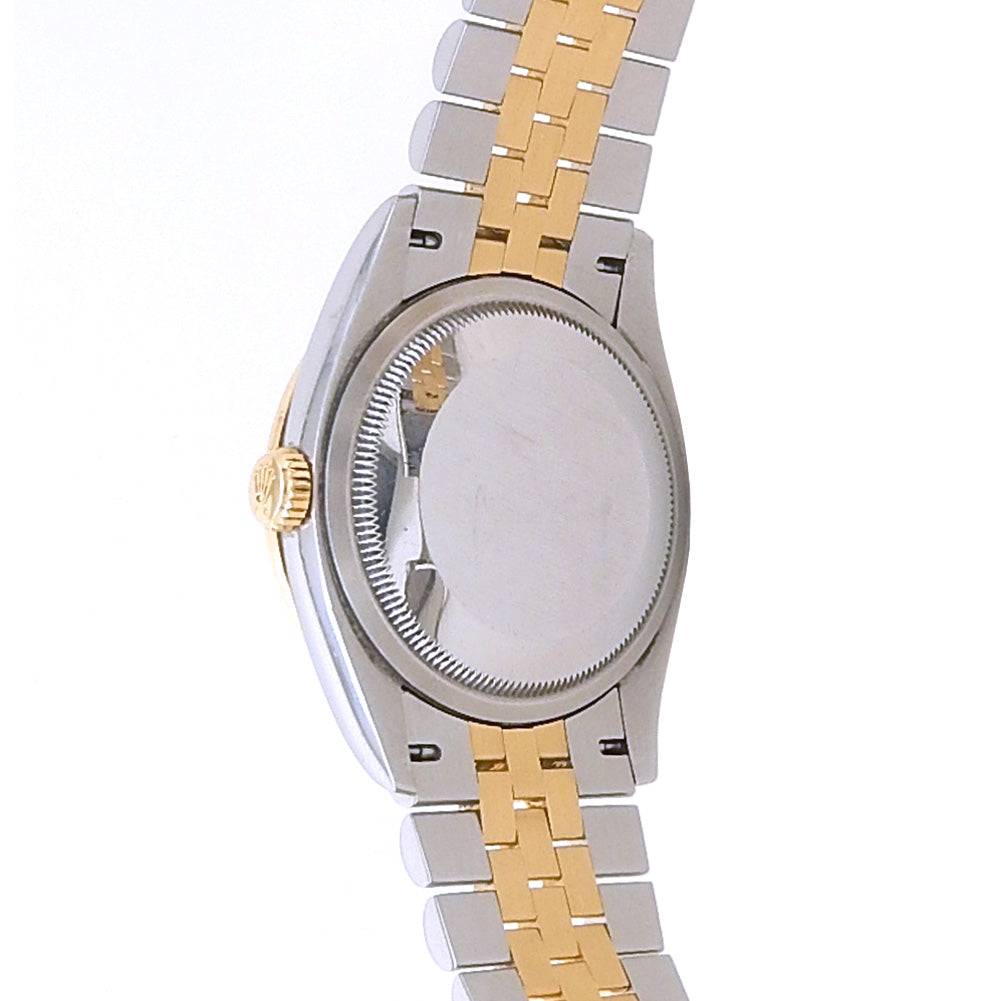 Rolex Datejust 126283RBR Yellow Gold Steel White Dial - Wrist / Lifestyle View by Rolex