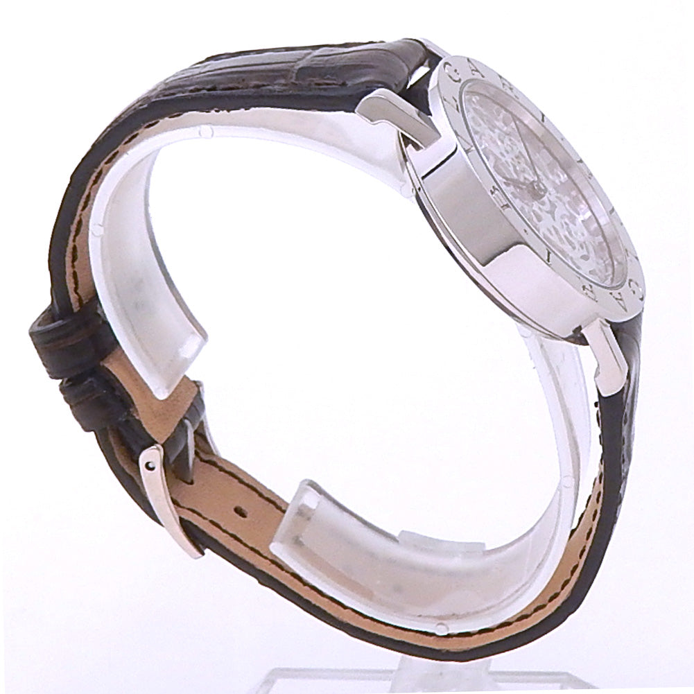 Bvlgari Bvlgari BB.W.33.GL.SK.P 18k White Gold Skeleton Dial - Side View by Bvlgari