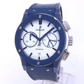 Hublot Classic Fusion Chronograph Boutique Ibiza 521.EX.2090.LR.IBZ19 Blue Ceramic White Dial - Front View by Hublot