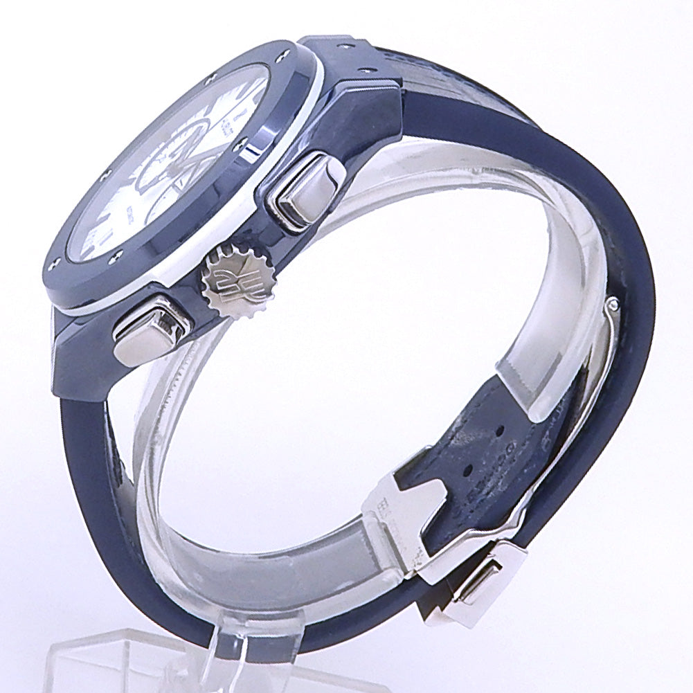 Hublot Classic Fusion Chronograph Boutique Ibiza 521.EX.2090.LR.IBZ19 Blue Ceramic White Dial - Angle View by Hublot