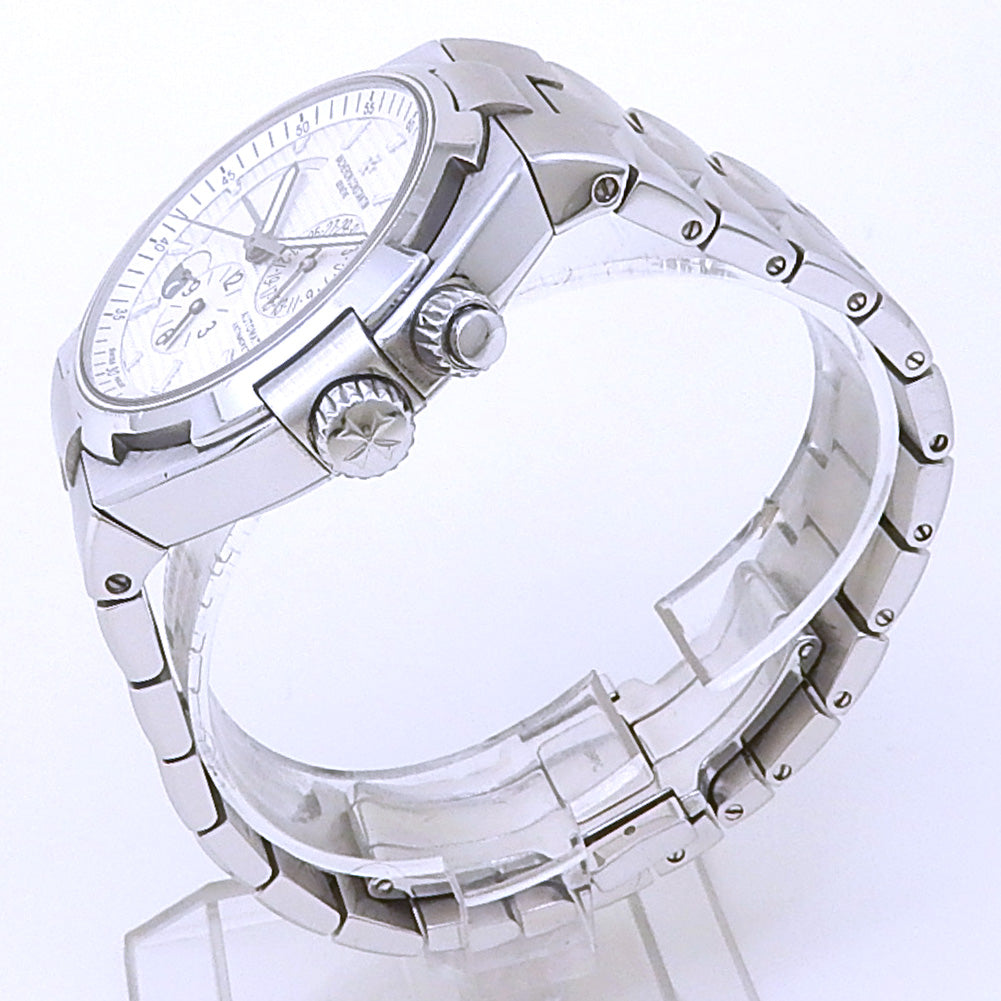 Vacheron Constantin Overseas Dual Time 47450/B01A-9226 Steel Silver Dial - Angle View by Vacheron Constantin