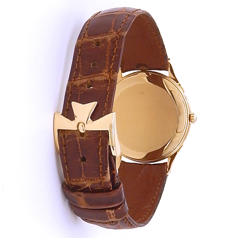 Vacheron Constantin Vintage 92239 18k Yellow Gold Silver Dial - Case Back View by Vacheron Constantin