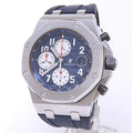 Audemars Piguet Royal Oak Offshore 26470ST Stainless Steel Blue Dial - Front View by Audemars Piguet