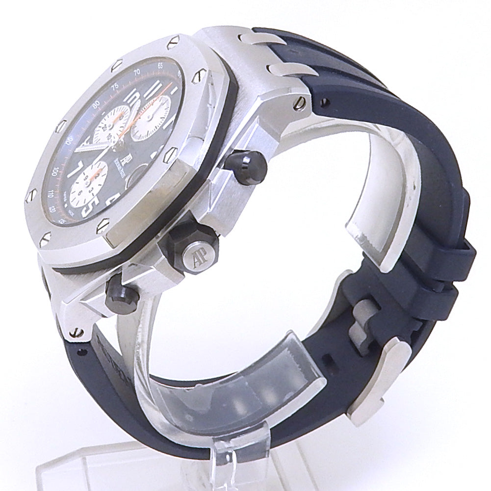 Audemars Piguet Royal Oak Offshore 26470ST Stainless Steel Blue Dial - Angle View by Audemars Piguet