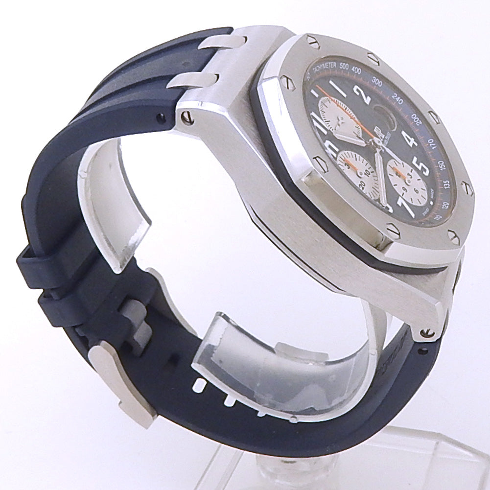 Audemars Piguet Royal Oak Offshore 26470ST Stainless Steel Blue Dial - Side View by Audemars Piguet