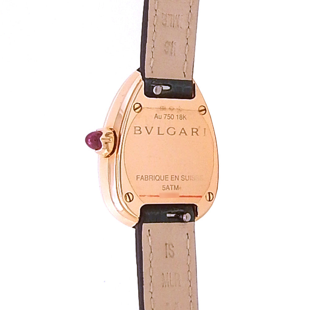 Bvlgari Serpenti 102726 18k Rose Gold Green Lacquered Dial - Wrist / Lifestyle View by Bvlgari