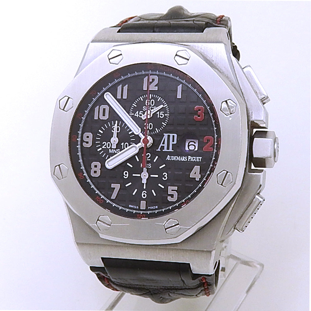 Audemars Piguet Royal Oak Offshore Shaquille O'Neal 26133ST Steel Black Dial - Front View by Audemars Piguet