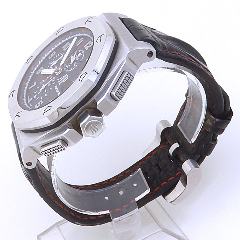 Audemars Piguet Royal Oak Offshore Shaquille O'Neal 26133ST Steel Black Dial - Angle View by Audemars Piguet