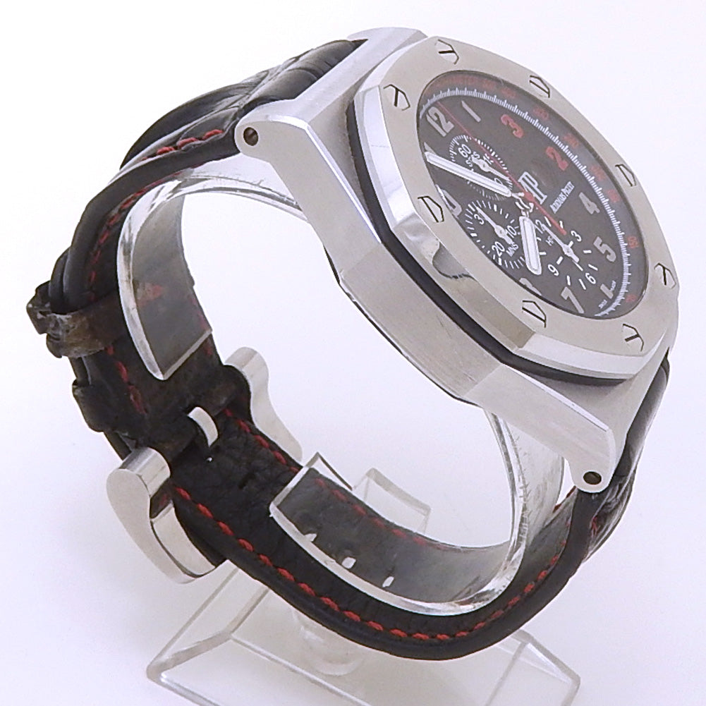 Audemars Piguet Royal Oak Offshore Shaquille O'Neal 26133ST Steel Black Dial - Side View by Audemars Piguet