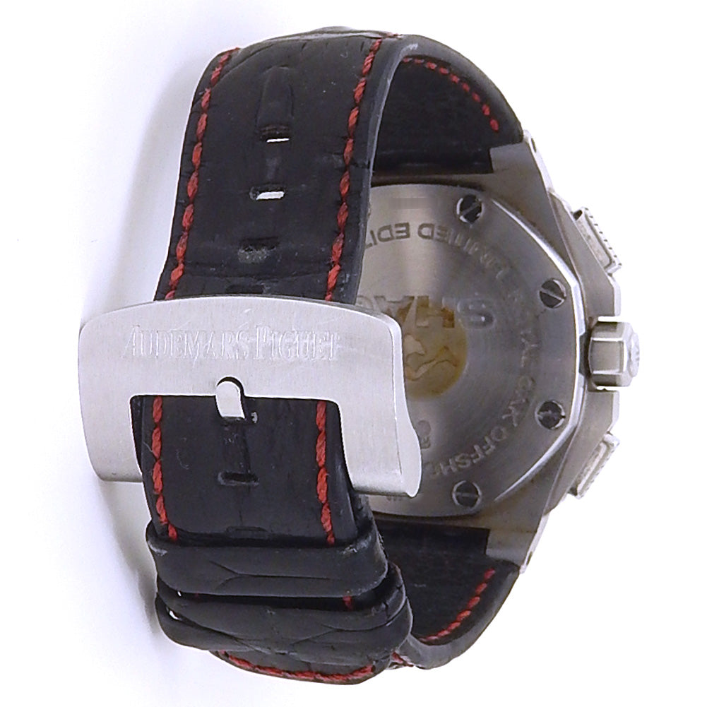Audemars Piguet Royal Oak Offshore Shaquille O'Neal 26133ST Steel Black Dial - Case Back View by Audemars Piguet