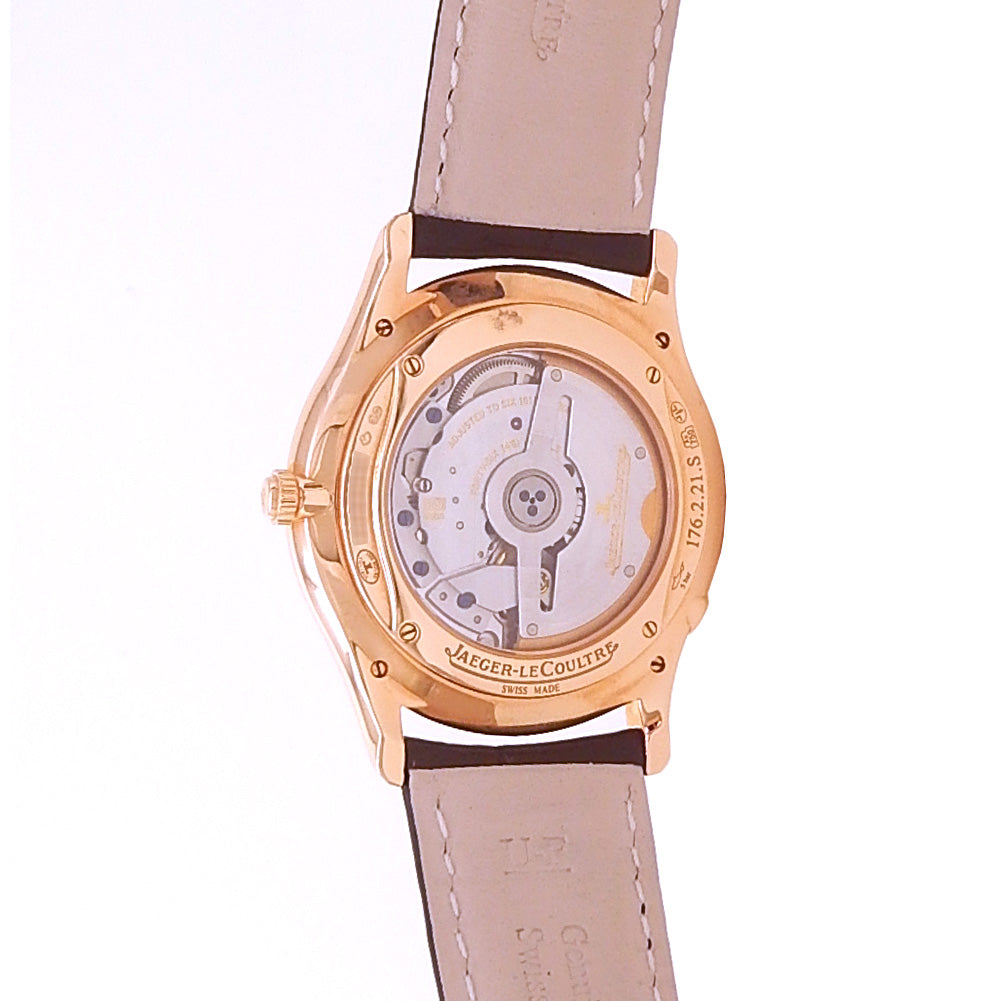 Jaeger-LeCoultre Master Ultra Thin Perpetual Calendar Q1302520 Rose Gold Beige Dial - Wrist / Lifestyle View by Jaeger-LeCoultre